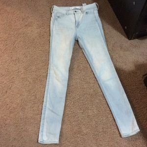 Hollister super skinny light jeans